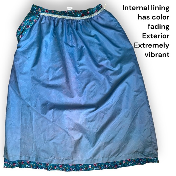 Vintage 70’s The Villager Vibrant Polyester Maxi Skirt Tagged 16 See Measurement - Picture 14 of 14